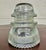 This is an authentic vintage Hemingray No. 42 clear glass electrical insulator, produced for use on telephone, telegraph...