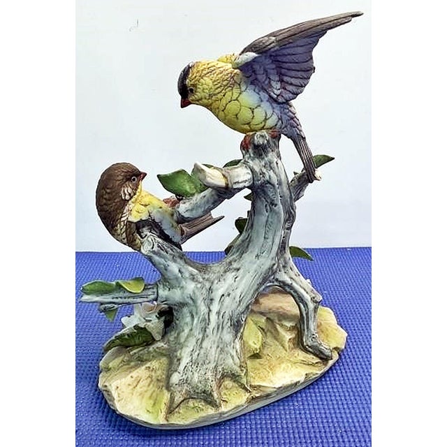 1980s 1980s the Goldfinches Figurine by Andrea For Sale - Image 5 of 9