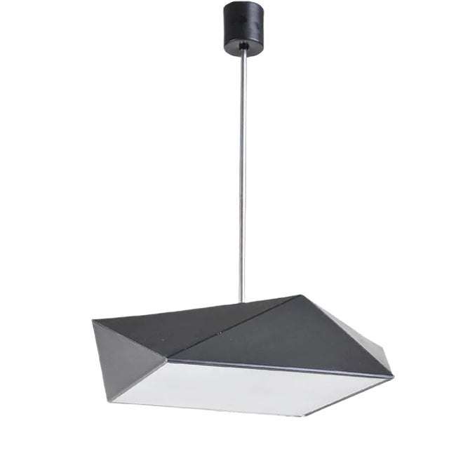 Mid-Century Modern Glass Pendant Lamp from Napako, 1960s For Sale