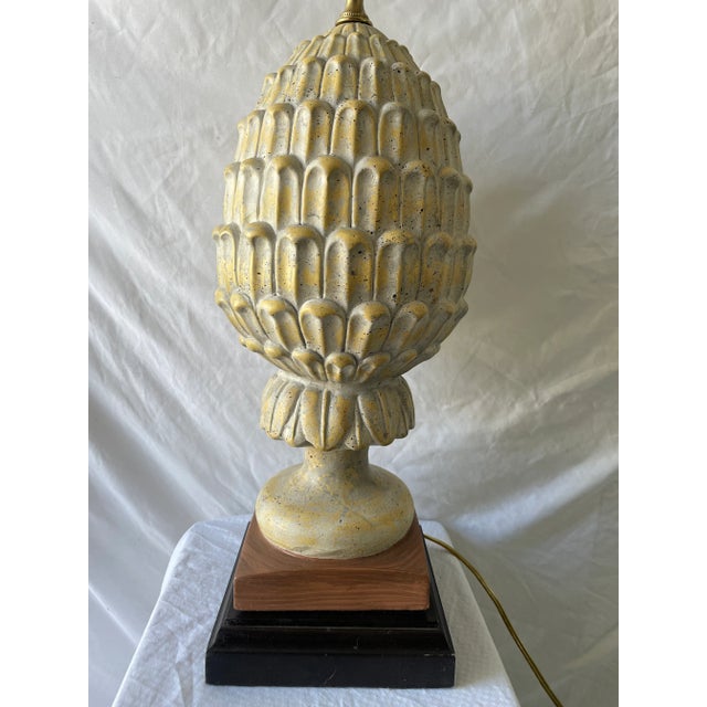 Vintage 1970s Clayton Style Artichoke Table Lamp For Sale In Palm Springs - Image 6 of 12