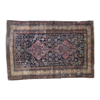 1900's Antique Persian Lillihan, 4'2" X 6'4" For Sale