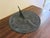 French Country Vintage English Country Iron Verdigris Garden Sundial "Grow Old Along With Me" For Sale - Image 3 of 9