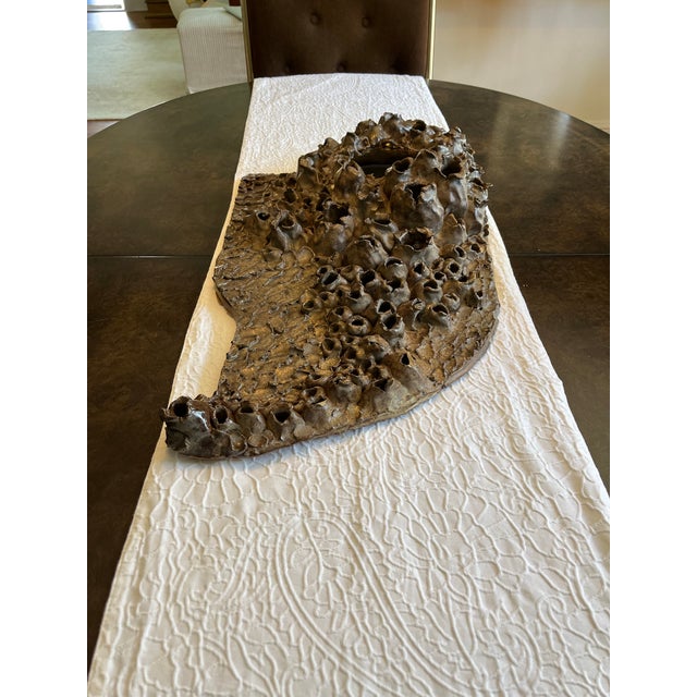 Ceramic Mid Century Biomorphic Pottery Coral Reef For Sale - Image 7 of 9