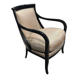Nancy Corzine Napoleon Lounge Chair W Silk Down Cushion - 1 of 2 For Sale