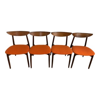 Mid 20th Century Dining Chairs by Harry Ostergaard - Set of 4 For Sale
