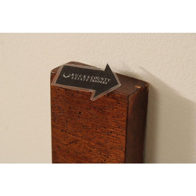 Lane Mid Century Modern Queen Size Walnut Headboard For Sale - Image 9 of 12