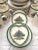 Vintage Spode England "Christmas Tree" Green Trim a set of 66. Just in time for the Holidays. Lots of sets to choose from...
