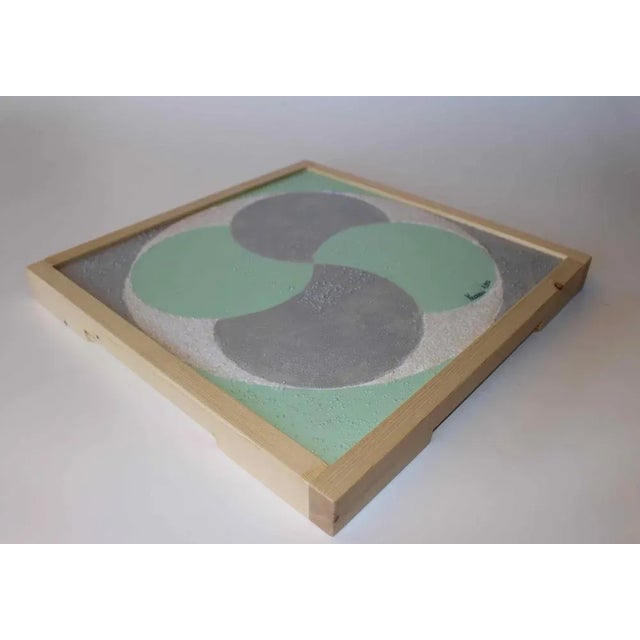 "Carousel" tray of Meccani Studi for Meccani Design 2017. Red fir tray made and decorated by hand with mixed technique....