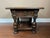 Antique English Side End Table Small Square Carved Oak Jacobean Revival c1910. Direct from England, a handsome antique...