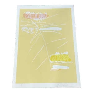 Dan Christensen "Veeda" Original Signed Print 1979