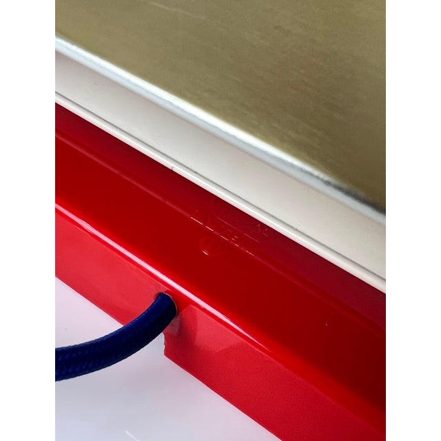 Red and Golden Wall Lamp from Lyfa, Denmark For Sale - Image 6 of 11