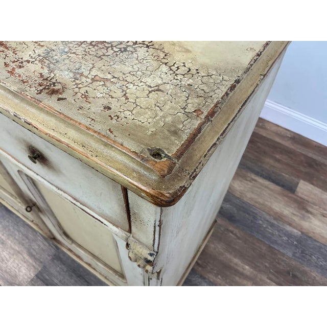 19th Century Swedish Gustavian Painted Pine Side Cabinet, Circa 1850 For Sale - Image 11 of 15