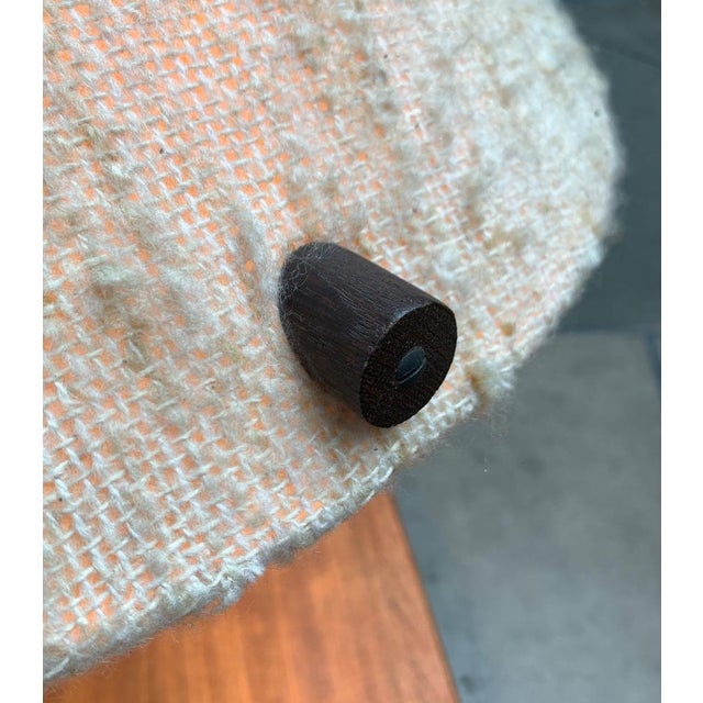 Mid-Century Wood and Wool Pendant Lamp, 1960s For Sale - Image 10 of 18