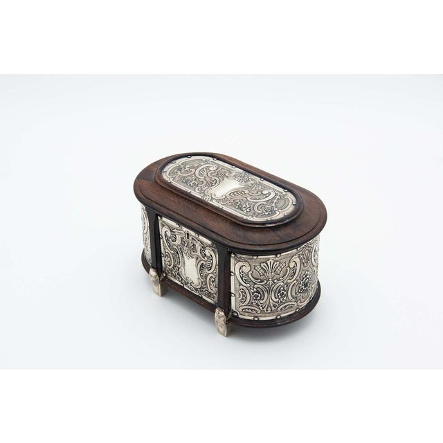 Palo Santo Wood Jewelry Box For Sale - Image 3 of 5