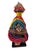 Vintage African Beaded Fali Namji Fertility Doll Cameroon W/Wood Stand 11.5" H For Sale - Image 10 of 10