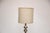 1980s Vintage Table Lamp in Brushed Metal, 1985 For Sale - Image 5 of 6