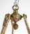Pair of Large Early 20th Century French Neoclassical Alabaster and Gilt Bronze Chandeliers For Sale - Image 9 of 16