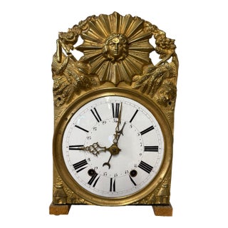 A Late 19th Century Morbier Works for a Tall Case Clock. For Sale