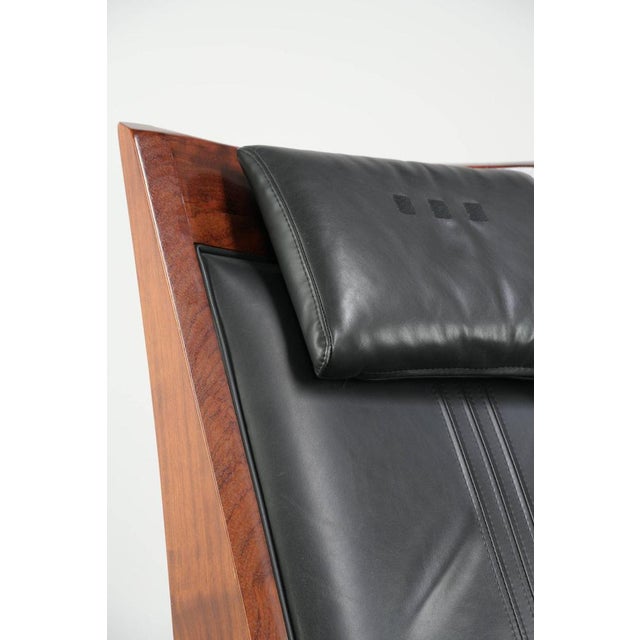 Art Deco John Recliner Chair with Black Cowhide Leather from Schuitema For Sale - Image 12 of 15