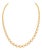 24 Karat Pure Gold Hand Made Yellow Gold Link Chain Necklace, 22.3 Gm, 16 Inch For Sale