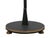 Classic green leather floor lamp. Comes with a beautiful cream-coloured shade. Brass details. Pull-down switch. One large...