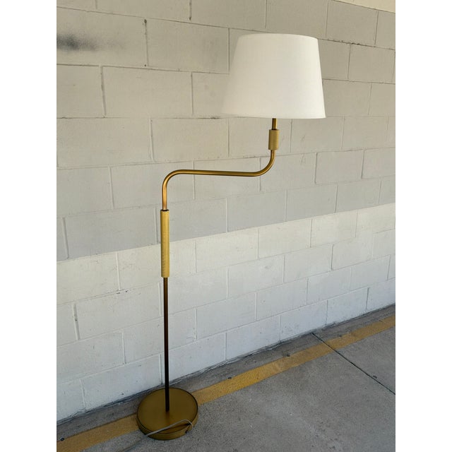 Brass Arteriors Simpson Floor Lamp For Sale - Image 8 of 8