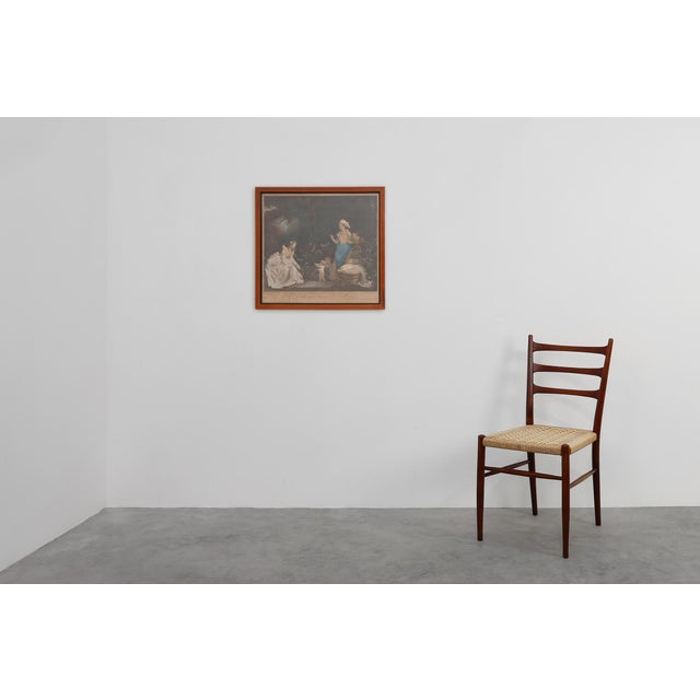 This engraving, “Le Premier Pas de l’Enfance”, is a tender 18th‑century French work inspired by Marguerite Gérard,...