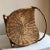 Tan Antique Wood-Framed Flower Gathering Basket For Sale - Image 8 of 13