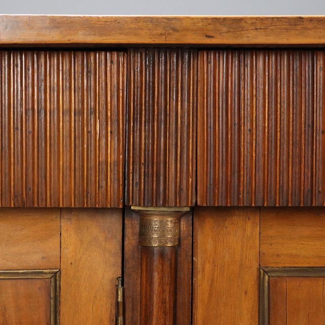 Wood Empire Style Sideboard in Walnut For Sale - Image 7 of 12
