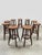 Vintage Brutalist Wooden Barstools, 1970s, Set of 12 For Sale - Image 4 of 8