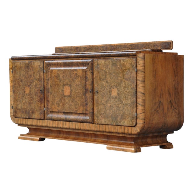 Vintage Art Deco Credenza by J. Halabala for Up Závody, Czech, 1920s For Sale