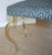 Italian Mid-Century Modernist Cabriole Leg Brass Bench For Sale - Image 9 of 12