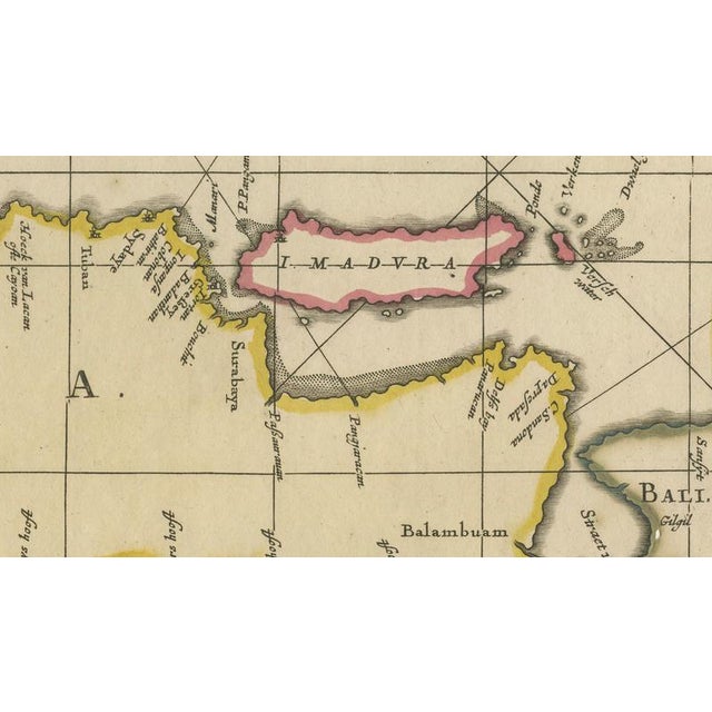 Antique Dutch East Indies Sea Chart, 1700 For Sale - Image 10 of 11