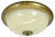 Round Metal Wall Light in the style of Gio Ponti, 1950s For Sale