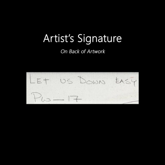 "Let Us Down Easy" Contemporary Abstract Acrylic Painting by Paul Westacott For Sale - Image 9 of 10