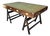 Vintage Wood and Leather Campaign Desk For Sale
