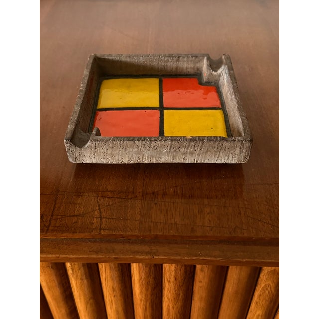 Mid-Century Space Age Ceramic Ashtray, Aldo Londi Bitossi Italy 1970s For Sale - Image 14 of 17