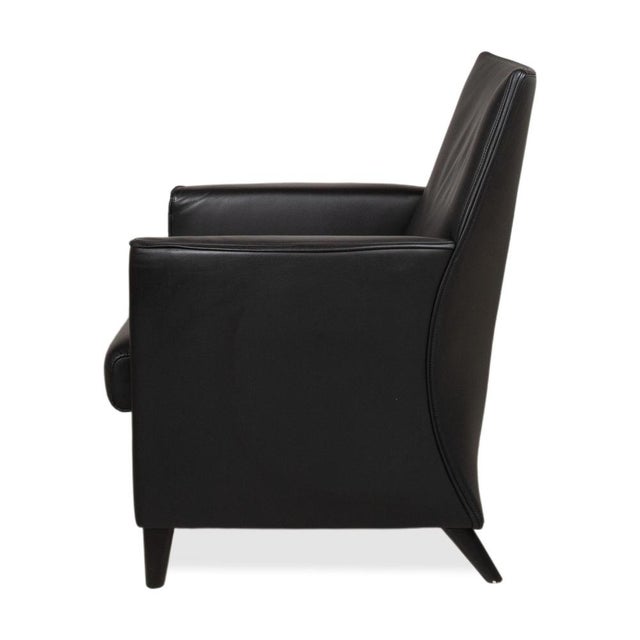Chair in Black Leather from Wittmann For Sale - Image 13 of 15