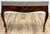 Mid 20th Century Italian Saber Leg Burlwood Console Table or Writing Desk For Sale - Image 5 of 17
