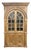 Vintage Rustic Scrubbed Pine Neoclassical Style Cabinet For Sale
