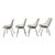 Set of Four Mid Century Modern Eames DKX Black Powder-Coated Wire Chairs, 1954 For Sale - Image 10 of 18