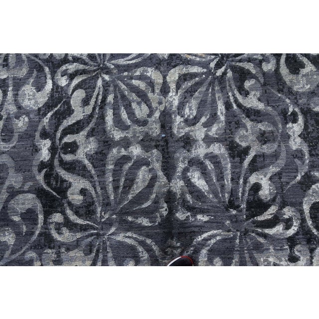 Abstract Modern “Passion Flowers” Wool Rug by Doris Leslie Blau For Sale - Image 4 of 7