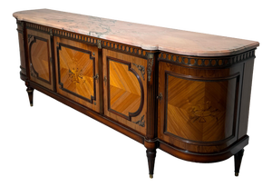 Louis XVI Sideboard with Pink Marble Top by JP Ehalt