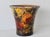 Pulvermacher Style Art Nouveau Paper Mache Floral Decoupage Cachepot Wastebasket Vintage For Sale - Image 9 of 14