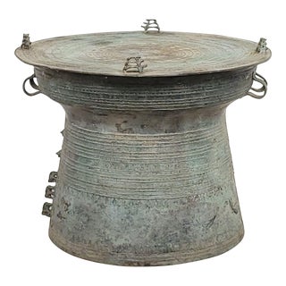 Southeast Asian Rain Drum, Circa 1800 or Earlier For Sale