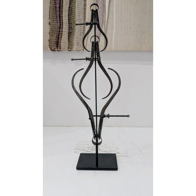 Industrial 3 Mounted Antique Calipers For Sale - Image 3 of 3