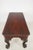 Wood Mid 20th Century Chippendale Carved Wooden Sofa Accent Table For Sale - Image 7 of 16
