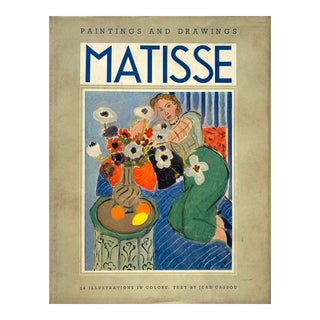 Henri Matisse " Paintings and Drawings " Vintage 1939 First Edition Fine Art Lithograph Print French Modern Art Hardcover Book For Sale