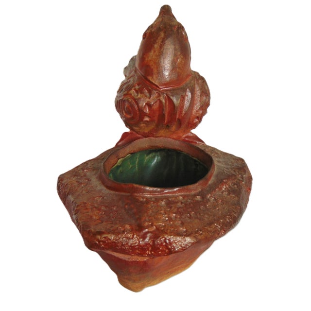 Ceramic Handmade Bird Pottery Planter Sculpture by Peter Rose Signed 6"w X 8"d X 7"h For Sale - Image 7 of 9