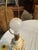 Antique Italian Hand Carved Alabaster Table Lamp For Sale - Image 4 of 4